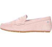 Tommy Hilfiger Donna Scarpa Driver Flag Soft Suede Loafer Elegante, Rosa (Foggy Pink), 39 EU