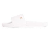 Tommy Hilfiger Donna Scarpe da Mare Monogram Eleganti, Beige (Ancient White), 36