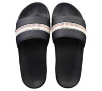 Tommy Hilfiger Donna Scarpe da Mare Stripes Pool Slide con Impunture, Blu (Space Blue), 36