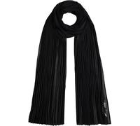 Tommy Hilfiger Tommy Script Chiffon Scarf Aw0Aw18049 Sciarpa Leggera, Black (Black), Taglia Unica Donna