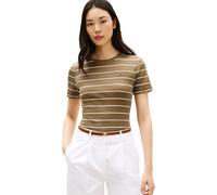 Tommy Hilfiger Donna Slim Cody C-Nk Ss Ww0Ww40587, Marrone, XL