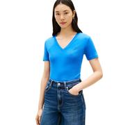 Tommy Hilfiger Donna Slim Cody V-Nk SS Ww0Ww40584, Blu, XS