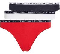 Tommy Hilfiger Donna Slip Confezione da 3 Intimo, Multicolore (Desert Sky/White/Primary Red), XS