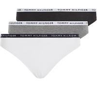Tommy Hilfiger Donna Slip Confezione da 3 Intimo, Multicolore (Medium Grey Heather/White/Black), S