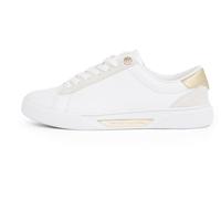 Tommy Hilfiger Donna Sneakers Court Chic Eleganti, Bianco (White), 38