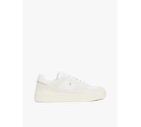 Tommy Hilfiger Donna Sneakers Court Essential Basket Profilo Basso, Bianco (Ecru), 37 EU