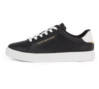 Tommy Hilfiger Donna Sneakers Court Essential Profilo Basso, Nero (Black), 40
