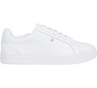 Tommy Hilfiger Donna Sneakers Court Scarpe in Pelle, Bianco (White), 41