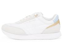 TOMMY HILFIGER Sneaker bassa 'Essential' écru / blu cielo / oro / bianco, Taglia 40