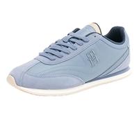 Tommy Hilfiger Donna Sneakers da Runner Heritage Profilo Basso, Blu (Faded Ink), 38