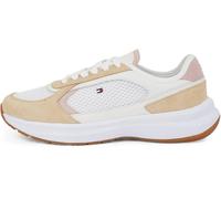 Tommy Hilfiger Donna Sneakers Runner Sporty Profilo Basso, Beige (Clayed Pebble), 38