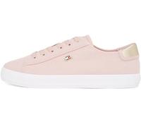 Tommy Hilfiger Donna Sneakers Vulcanizzate Canvas Lace Up Eleganti, Rosa (Foggy Pink), 41