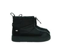 Tommy Hilfiger Donna Stivali Flag Nylon Mini Snowboot Zeppa, Nero (Black), 38