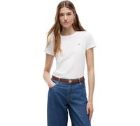Tommy Hilfiger Donna T-Shirt Maniche Corte Heritage Scollo Rotondo