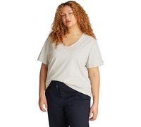 Tommy Hilfiger Donna T-Shirt Maniche Corte Modern Linen con Scollo a V, Multicolore (Calico/Dark Night Navy STP), 58