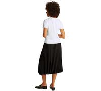 Tommy Hilfiger Donna T-Shirt Maniche Corte Slim con Scollo Rotondo, Bianco (TH Optic White), S