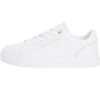 Tommy Hilfiger TH Feminine Cupsole Leather Fw0fw09105, Basso Top Donna, White (White), 37 EU