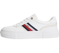 Tommy Hilfiger Donna TH Platform Vulc Leather FW0FW09603 Low Top, Bianco (Bianco), 38
