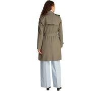Tommy Hilfiger Donna Trench Cotton Slim Fit Corto, Marrone (Tundra Brown), 48