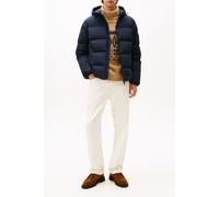 Tommy Hilfiger Uomo Piumino Down Hooded Impermeabile, Blu (Desert Sky), XXL