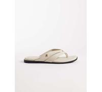 Tommy Hilfiger Elevated Toe Post Lth Sandal Fw0fw09216, Piatti Donna, Beige (Classic Beige), 39 EU