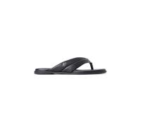 Tommy Hilfiger Elevated Toe Post Lth Sandal Fw0fw09216, Piatti Donna, Black (Black), 36 EU