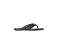 Tommy Hilfiger Elevated Toe Post Lth Sandal Fw0fw09216, Piatti Donna, Black (Black), 41 EU