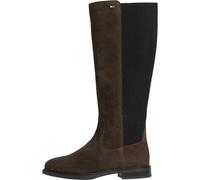 Tommy Hilfiger Enamel Flag Suede High Chelsea Fw0fw09574 Stivali AltiDonna