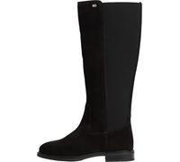 Tommy Hilfiger - ENAMEL FLAG SUEDE HI Nero - 38 Nero