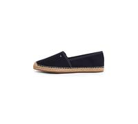 Tommy Hilfiger Donna Espadrillas Flag Canvas con Logo, Blu (Space Blue), 39