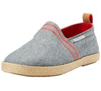 Tommy Hilfiger Espadrillas Uomo Basic Tommy Flat Scarpe in Tela, Blu (Desert Sky), 46