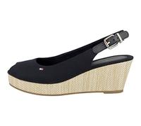 Tommy Hilfiger Espadrillas Wedge Donna Iconic Elba Sling Back Wedge Tacco a Zeppa, Blu (Desert Sky), 41 EU