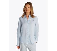Tommy Hilfiger - Ess Linen Relaxed Sh WW0WW44679 Blu - Abbigliamento 38 Blu