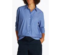 Tommy Hilfiger - Ess Poplin Easy Fit WW0WW45612 Blu - Abbigliamento - Taglia 36 36 Blu