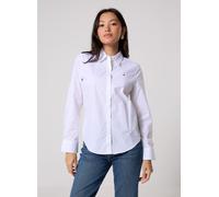 Tommy Hilfiger - Ess Poplin Regular Shirt Bianco - Abbigliamento 42 Bianco