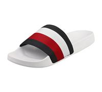 Tommy Hilfiger ESSENTIAL CORP Sandali in Tessuto Rosso Bianco Blu Donne - 39 EU