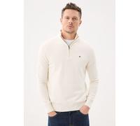 Tommy Hilfiger - Essential Cotton Zip MW0MW37331 Bianco - Abbigliamento XXL Bianco