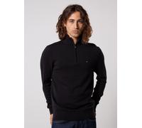 Tommy Hilfiger Uomo Pullover con Cerniera Essential Cotton Mock Mezza Zip