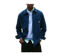Tommy Hilfiger - Essential Herringbone Overshirt - - Jackets - Uomo - Blu - M