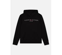 Tommy Hilfiger Bambini Unisex Felpa Essential Hoodie con Cappuccio, Nero (Black), 14 Anni