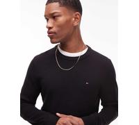 Tommy Hilfiger Uomo Pullover Essential Structure Crew Neck Regular Fit, Nero (Black), M