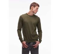 Tommy Hilfiger - Essential - Maglione verde militare in cotone XS