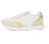 Tommy Hilfiger Essential Runner Fw0Fw08332, Basso Top, Donna, Bianco (Ancient White/Muslin), 41 EU