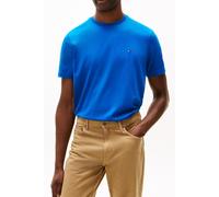 Tommy Hilfiger Ess Seasonal Reg Fit Solid Tee Mw0Mw39995, Maglietta a Maniche Corte, Uomo, Blu (Vibrant Indigo), L