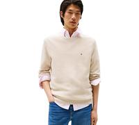 Tommy Hilfiger Essential Structure Crew Neck Mw0Mw36347, Maglione Pullover, Uomo, Marrone (Heathered Oatmilk), M