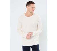 Tommy Hilfiger Uomo Pullover Essential Structure Crew Neck Regular Fit, Avorio (Ivory Petal), L