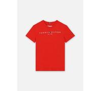 Tommy Hilfiger - Essential Tee Short Sleeve Rosso - Abbigliamento 16A Rosso