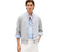 Tommy Hilfiger Essential Terry Bomber Jacket Mw0mw42470 Altre Felpe, Grey (Light Grey Heather), M Uomo