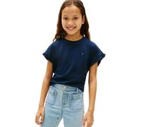 Tommy Hilfiger Essential Top SS KG0KG08970 Altre Maglie, Blu (Dark Night Navy), 8 Anni