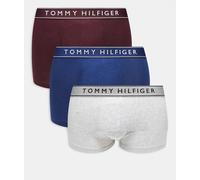 Tommy Hilfiger - Everyday Essentials - Confezione da 3 boxer aderenti color grigio/blu navy/bordeaux-Multicolore S